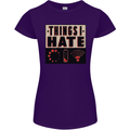 Bad Wifi Low Battery Lag Gaming Gamer Phone Womens Petite Cut T-Shirt Purple