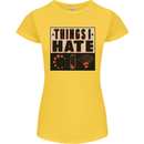 Bad Wifi Low Battery Lag Gaming Gamer Phone Womens Petite Cut T-Shirt Yellow