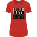 Bad Wifi Low Battery Lag Gaming Gamer Phone Womens Wider Cut T-Shirt Red