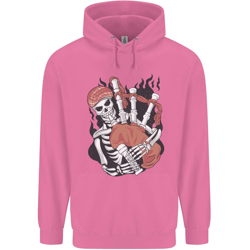 Bagpipes Skeleton Childrens Kids Hoodie Azalea