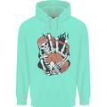 Bagpipes Skeleton Childrens Kids Hoodie Peppermint