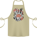 Bagpipes Skeleton Cotton Apron 100% Organic Khaki