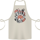 Bagpipes Skeleton Cotton Apron 100% Organic Natural