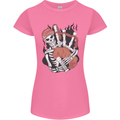 Bagpipes Skeleton Womens Petite Cut T-Shirt Azalea