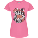 Bagpipes Skeleton Womens Petite Cut T-Shirt Azalea