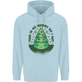 Bah Humbug Christmas Tree Funny Childrens Kids Hoodie Light Blue