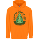 Bah Humbug Christmas Tree Funny Childrens Kids Hoodie Orange