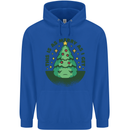 Bah Humbug Christmas Tree Funny Childrens Kids Hoodie Royal Blue