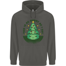 Bah Humbug Christmas Tree Funny Childrens Kids Hoodie Storm Grey
