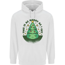 Bah Humbug Christmas Tree Funny Childrens Kids Hoodie White