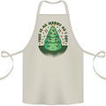 Bah Humbug Christmas Tree Funny Cotton Apron 100% Organic Natural
