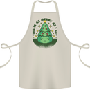 Bah Humbug Christmas Tree Funny Cotton Apron 100% Organic Natural