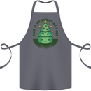 Bah Humbug Christmas Tree Funny Cotton Apron 100% Organic Steel
