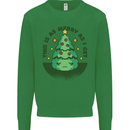 Bah Humbug Christmas Tree Funny Kids Sweatshirt Jumper Irish Green