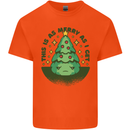 Bah Humbug Christmas Tree Funny Kids T-Shirt Childrens Orange