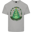 Bah Humbug Christmas Tree Funny Kids T-Shirt Childrens Sports Grey