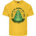 Bah Humbug Christmas Tree Funny Kids T-Shirt Childrens Yellow
