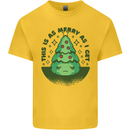 Bah Humbug Christmas Tree Funny Kids T-Shirt Childrens Yellow
