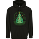 Bah Humbug Christmas Tree Funny Mens 80% Cotton Hoodie Black