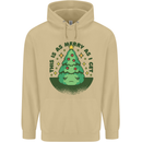 Bah Humbug Christmas Tree Funny Mens 80% Cotton Hoodie Sand