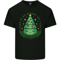 Bah Humbug Christmas Tree Funny Mens Cotton T-Shirt Tee Top Black
