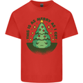 Bah Humbug Christmas Tree Funny Mens Cotton T-Shirt Tee Top Red