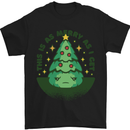 Bah Humbug Christmas Tree Funny Mens T-Shirt Cotton Gildan Black