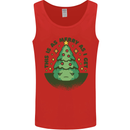 Bah Humbug Christmas Tree Funny Mens Vest Tank Top Red