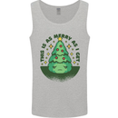 Bah Humbug Christmas Tree Funny Mens Vest Tank Top Sports Grey