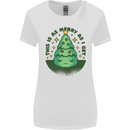 Bah Humbug Christmas Tree Funny Womens Wider Cut T-Shirt White