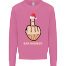 Bah Humbug Finger Flip Funny Christmas Rude Mens Sweatshirt Jumper Azalea