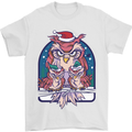 Bah Humbug Grumpy Christmas Owls Mens T-Shirt Cotton Gildan White