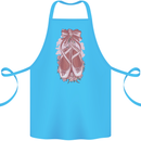 Ballerina Shoes Ballet Dancing Cotton Apron 100% Organic Turquoise