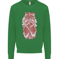 Ballerina Shoes Ballet Dancing Kids Sweatshirt Jumper Irish Green