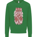 Ballerina Shoes Ballet Dancing Kids Sweatshirt Jumper Irish Green