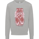 Ballerina Shoes Ballet Dancing Kids Sweatshirt Jumper Sports Grey