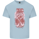 Ballerina Shoes Ballet Dancing Kids T-Shirt Childrens Light Blue