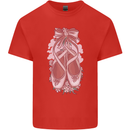 Ballerina Shoes Ballet Dancing Kids T-Shirt Childrens Red