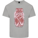 Ballerina Shoes Ballet Dancing Kids T-Shirt Childrens Sports Grey