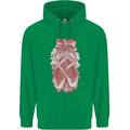 Ballerina Shoes Ballet Dancing Mens 80% Cotton Hoodie Irish Green