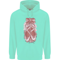 Ballerina Shoes Ballet Dancing Mens 80% Cotton Hoodie Peppermint
