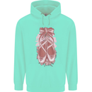 Ballerina Shoes Ballet Dancing Mens 80% Cotton Hoodie Peppermint