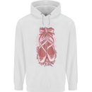 Ballerina Shoes Ballet Dancing Mens 80% Cotton Hoodie White