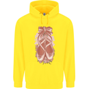 Ballerina Shoes Ballet Dancing Mens 80% Cotton Hoodie Yellow