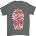 Ballerina Shoes Ballet Dancing Mens T-Shirt 100% Cotton Charcoal