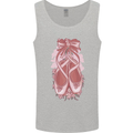 Ballerina Shoes Ballet Dancing Mens Vest Tank Top Sports Grey