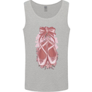 Ballerina Shoes Ballet Dancing Mens Vest Tank Top Sports Grey