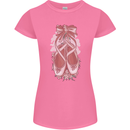 Ballerina Shoes Ballet Dancing Womens Petite Cut T-Shirt Azalea
