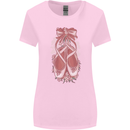 Ballerina Shoes Ballet Dancing Womens Wider Cut T-Shirt Light Pink