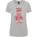Ballerina Shoes Ballet Dancing Womens Wider Cut T-Shirt Sports Grey